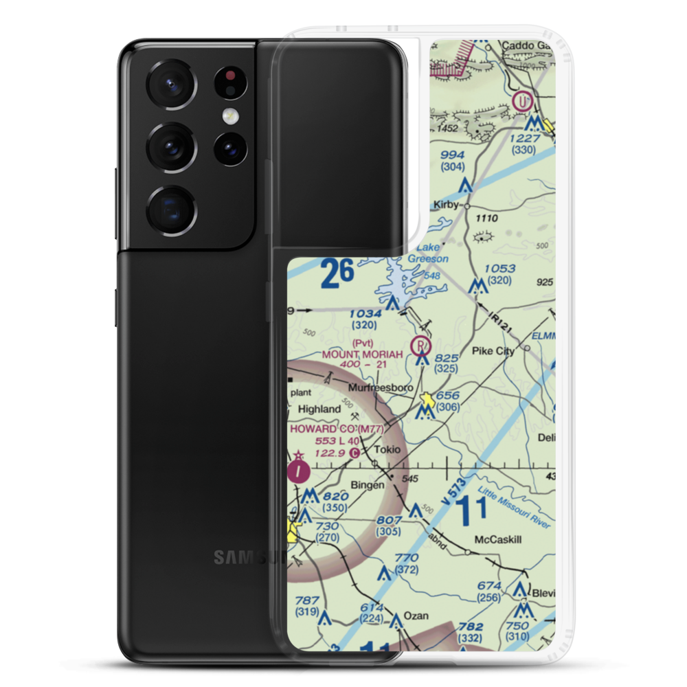 Mount Moriah Field (02AR) VFR Sectional Samsung Case Samsung Galaxy S21 Ultra model shown