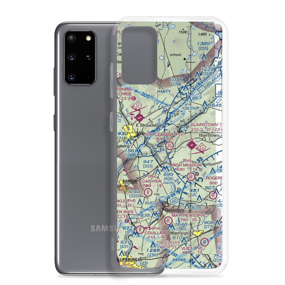 Mount Pleasant Landing Strip (67NJ) VFR Sectional Samsung Case Samsung Galaxy S20 Plus model shown