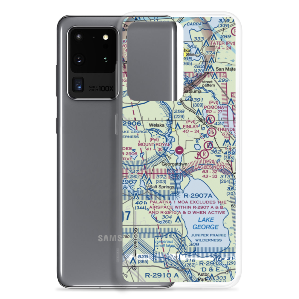 Mount Royal Airport (3FL0) VFR Sectional Samsung Case Samsung Galaxy S20 Ultra model shown