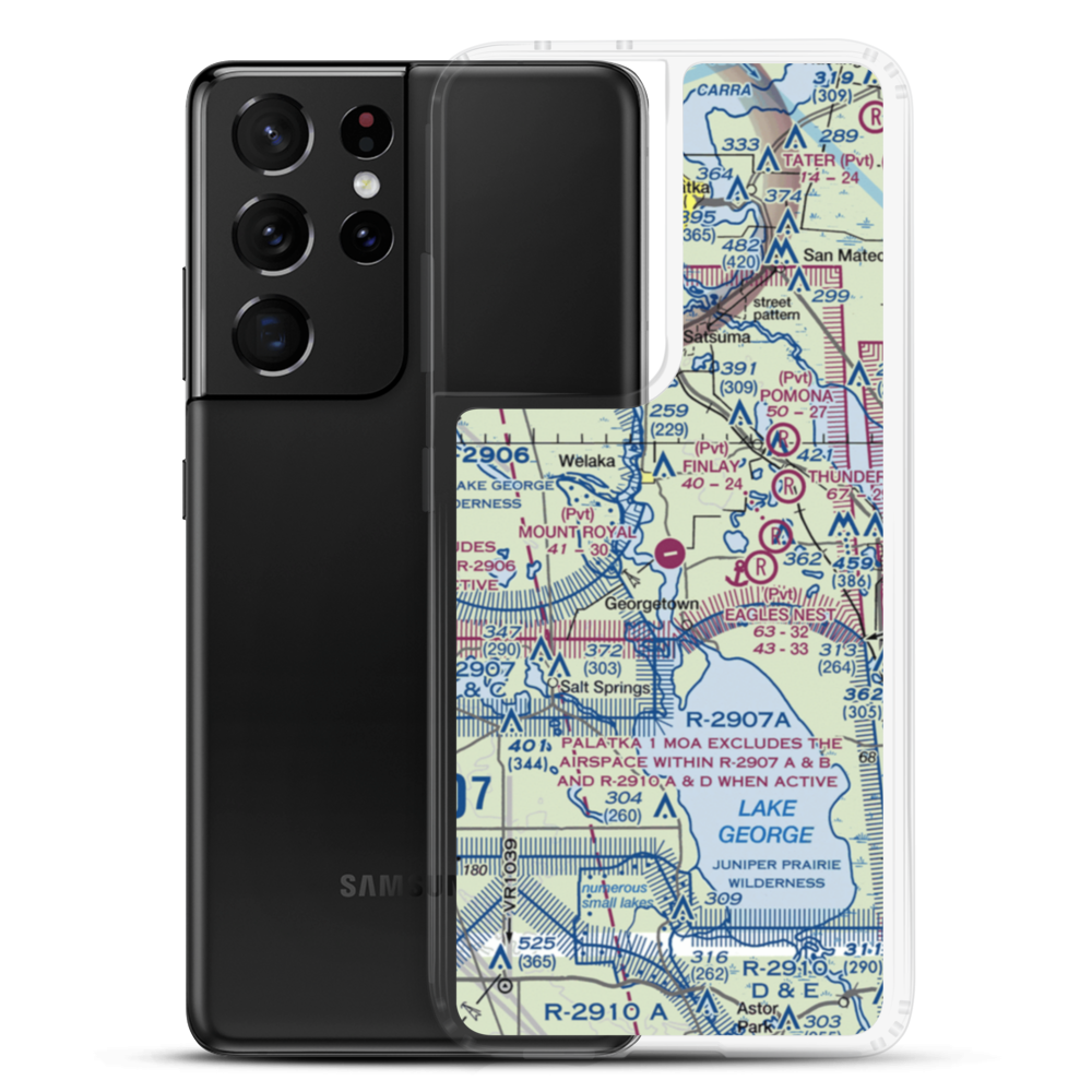 Mount Royal Airport (3FL0) VFR Sectional Samsung Case Samsung Galaxy S21 Ultra model shown