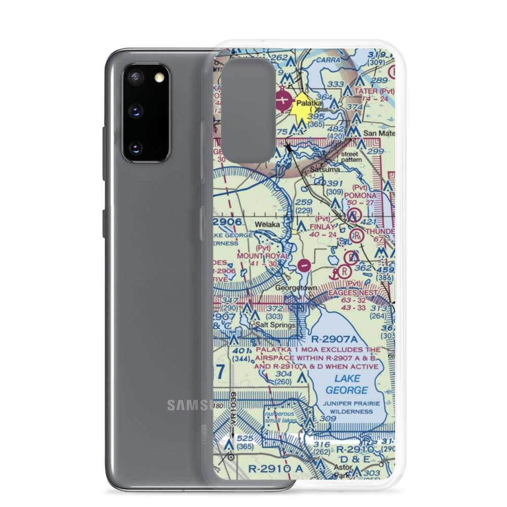 Mount Royal Airport (3FL0) VFR Sectional Samsung Case Samsung Galaxy S20 model shown