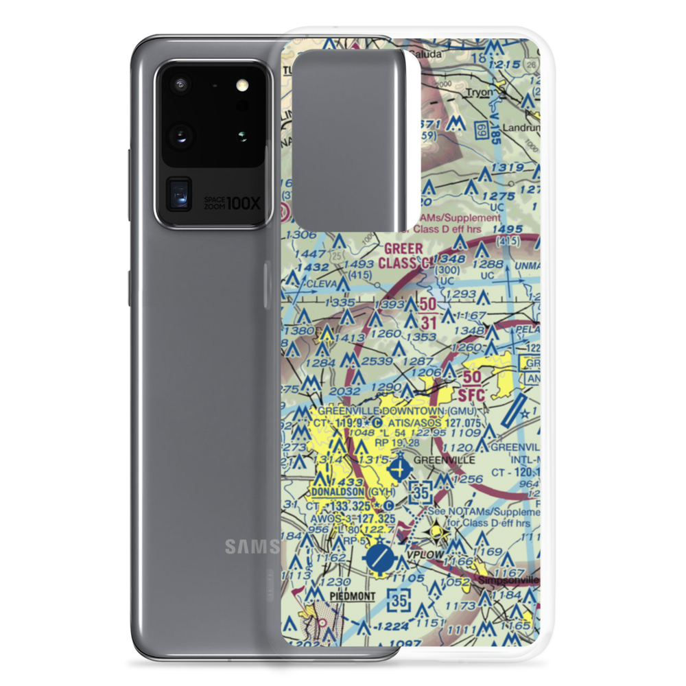 Mountain Ridge Airport (25SC) VFR Sectional Samsung Case Samsung Galaxy S20 Ultra model shown