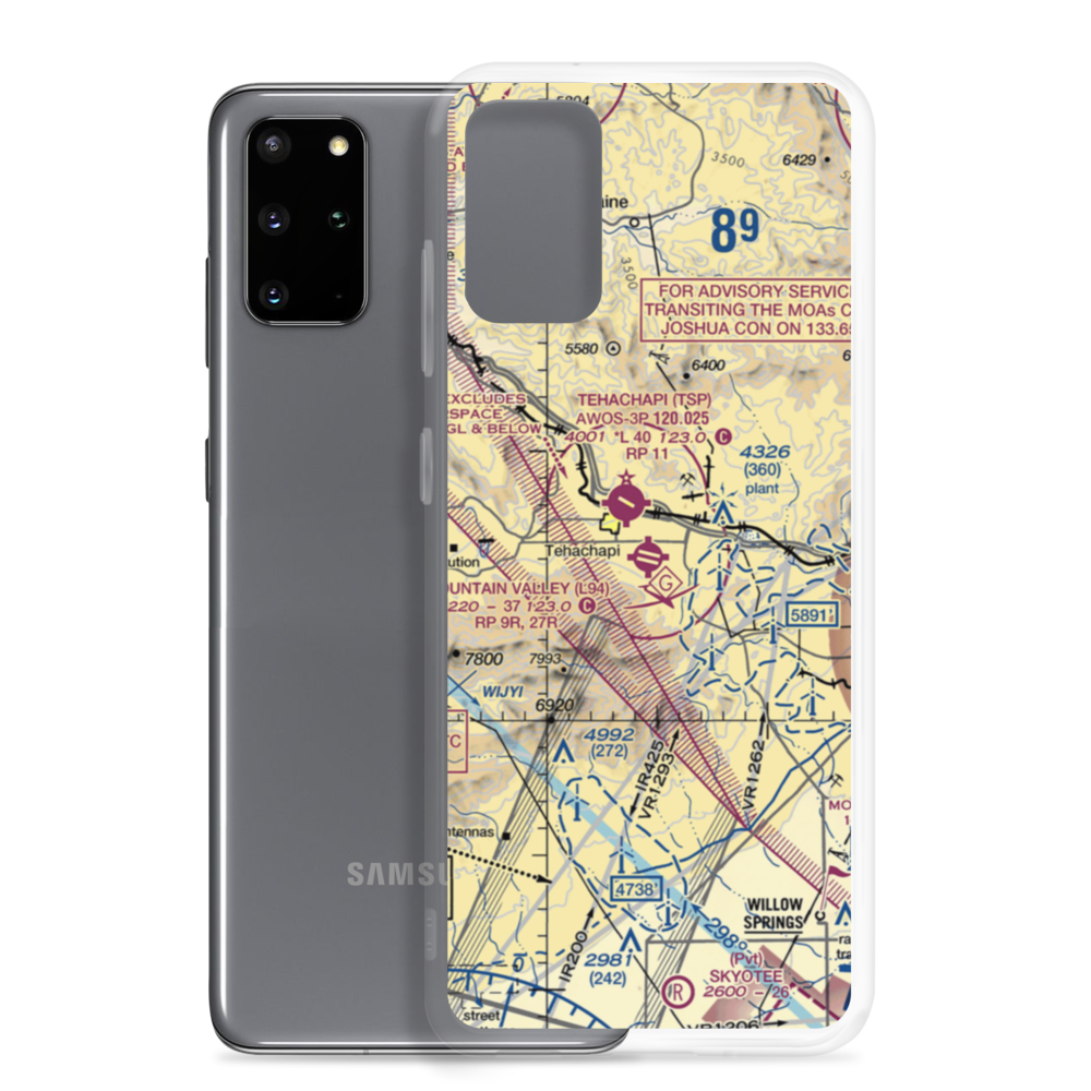 Mountain Valley Airport (L94) VFR Sectional Samsung Case Samsung Galaxy S20 Plus model shown