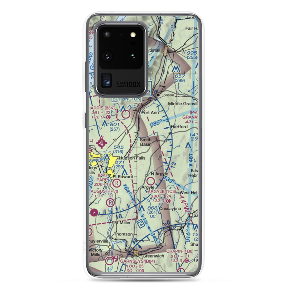 Mountain View Airport (14NK) VFR Sectional Samsung Case Samsung Galaxy S20 Ultra model shown