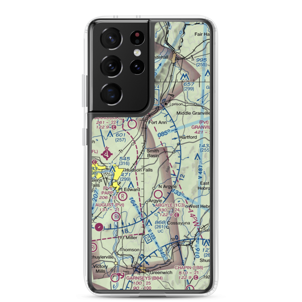 Mountain View Airport (14NK) VFR Sectional Samsung Case Samsung Galaxy S21 Ultra model shown