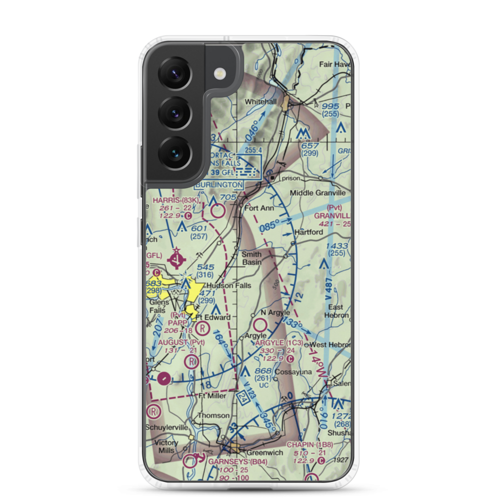 Mountain View Airport (14NK) VFR Sectional Samsung Case Samsung Galaxy S22 Plus model shown