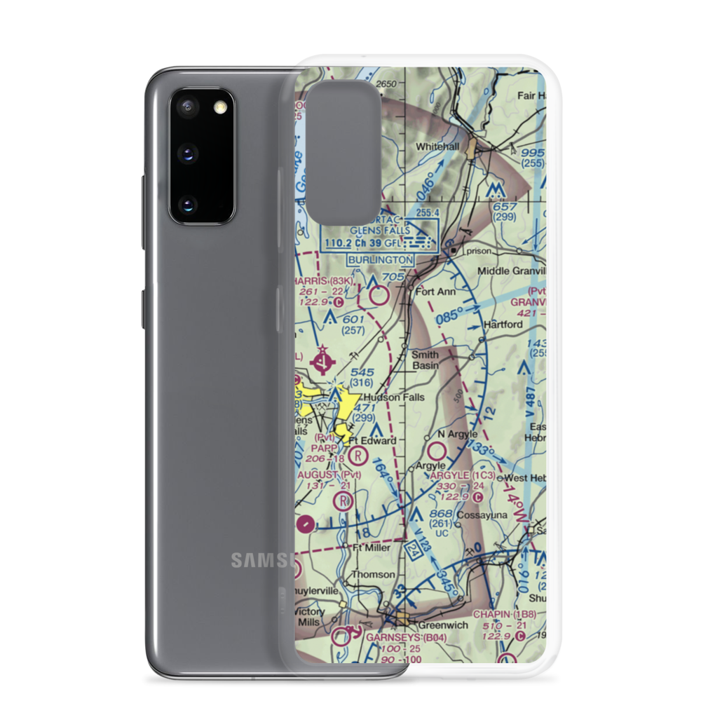 Mountain View Airport (14NK) VFR Sectional Samsung Case Samsung Galaxy S20 model shown