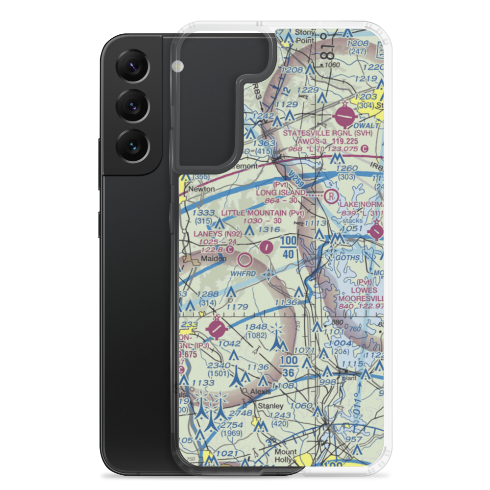 Mountain View Airport (20NC) VFR Sectional Samsung Case Samsung Galaxy S22 Plus model shown