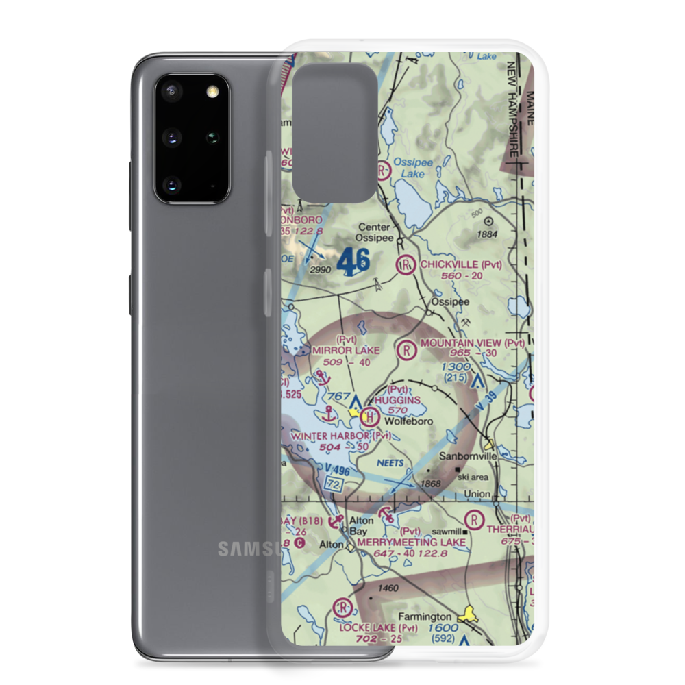 Mountain View Field (NH31) VFR Sectional Samsung Case Samsung Galaxy S20 Plus model shown
