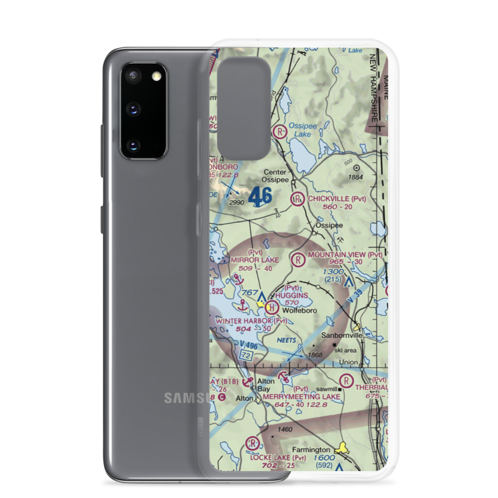 Mountain View Field (NH31) VFR Sectional Samsung Case Samsung Galaxy S20 model shown