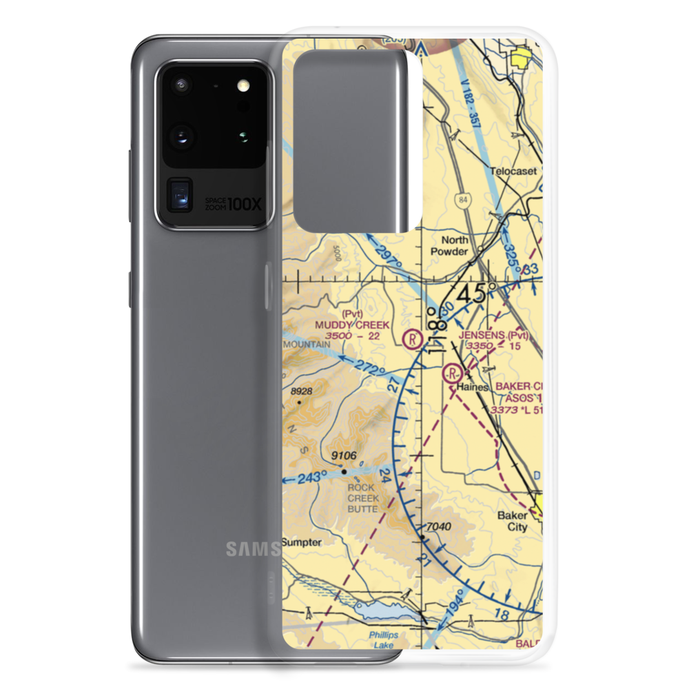 Muddy Creek Airport (OG27) VFR Sectional Samsung Case Samsung Galaxy S20 Ultra model shown