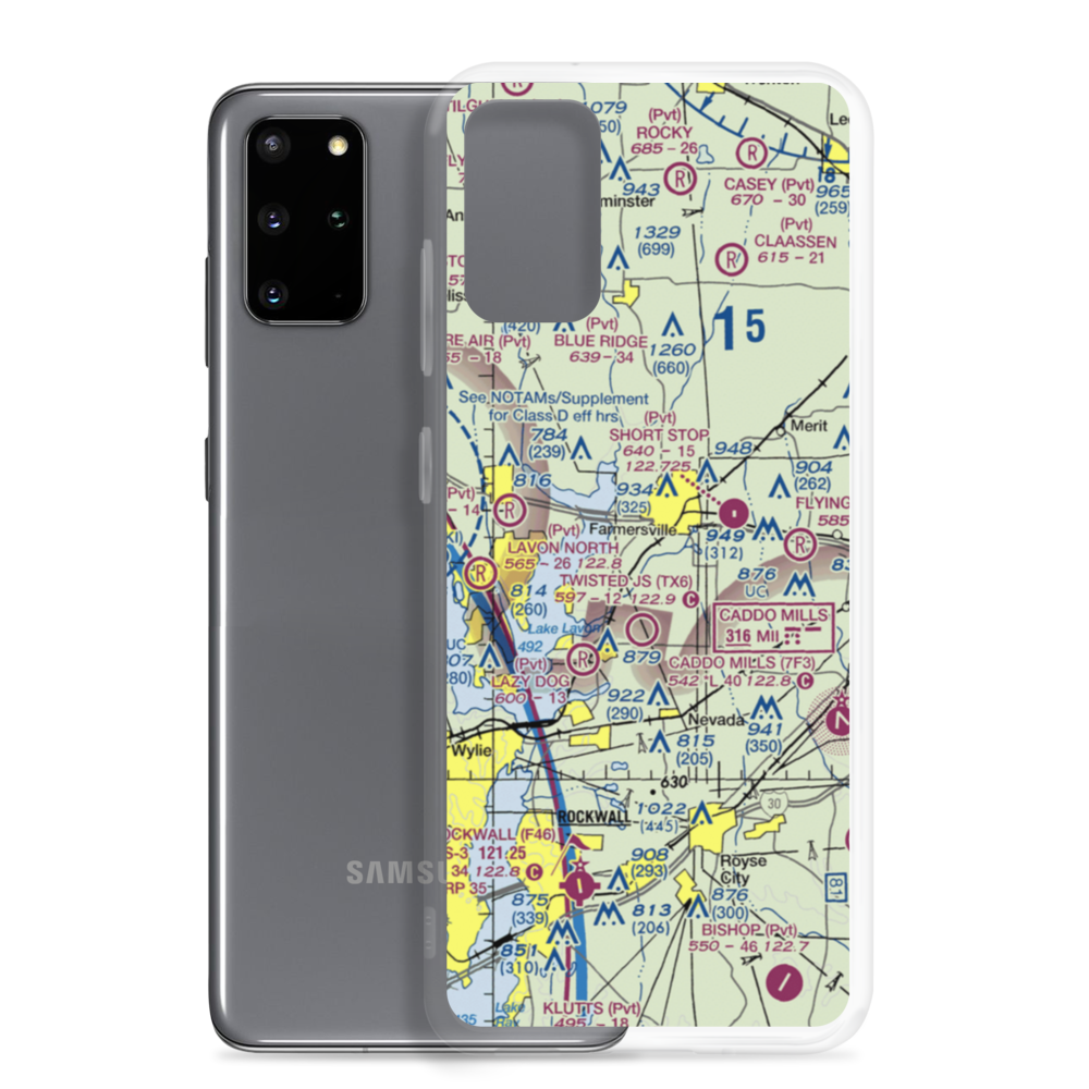 Mullins Landing Airport (6XS3) VFR Sectional Samsung Case Samsung Galaxy S20 Plus model shown