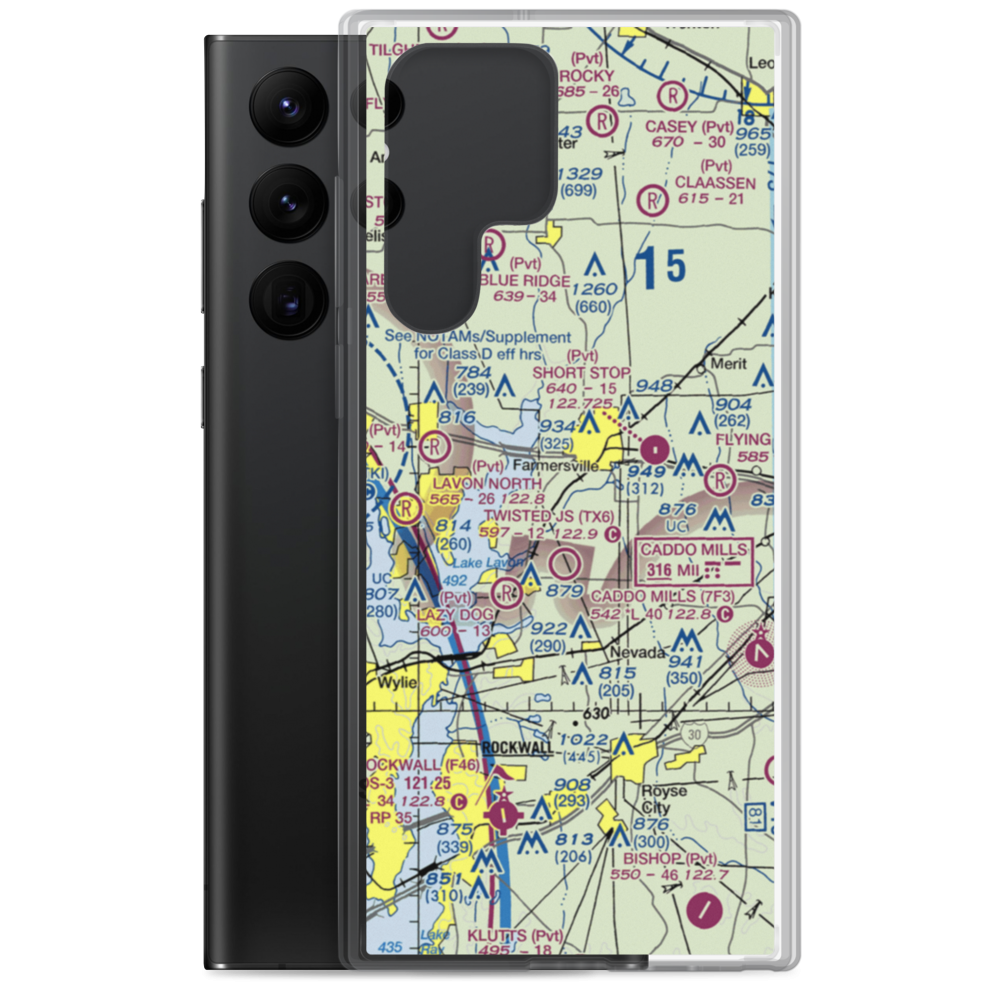 Mullins Landing Airport (6XS3) VFR Sectional Samsung Case Samsung Galaxy S22 Ultra model shown