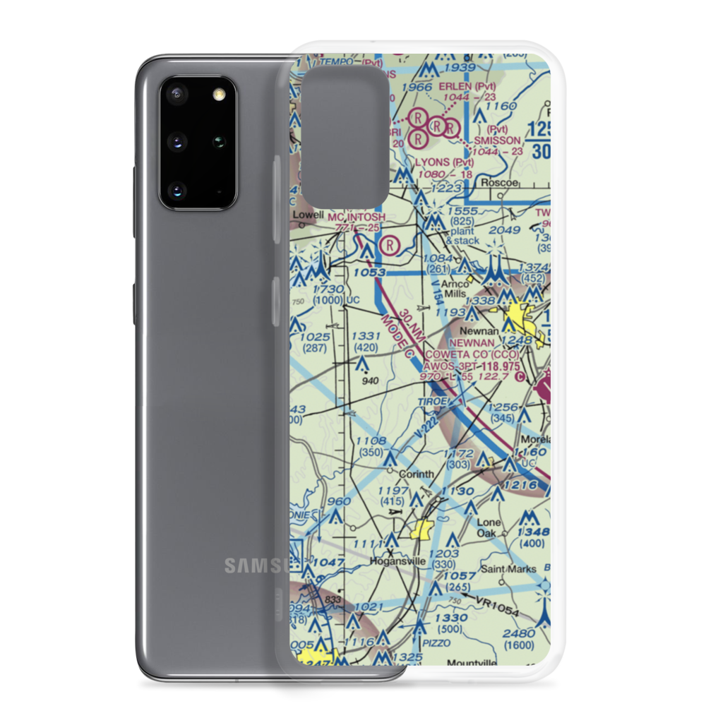 Murphree Airport (26GA) VFR Sectional Samsung Case Samsung Galaxy S20 Plus model shown