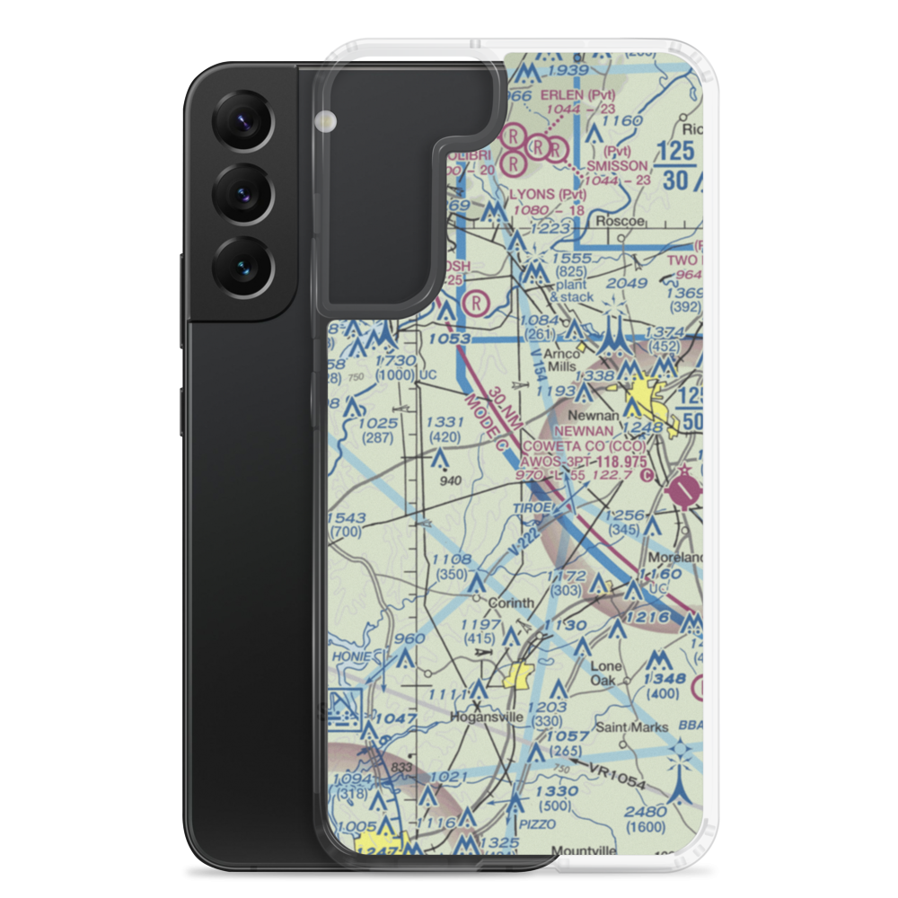 Murphree Airport (26GA) VFR Sectional Samsung Case Samsung Galaxy S22 Plus model shown