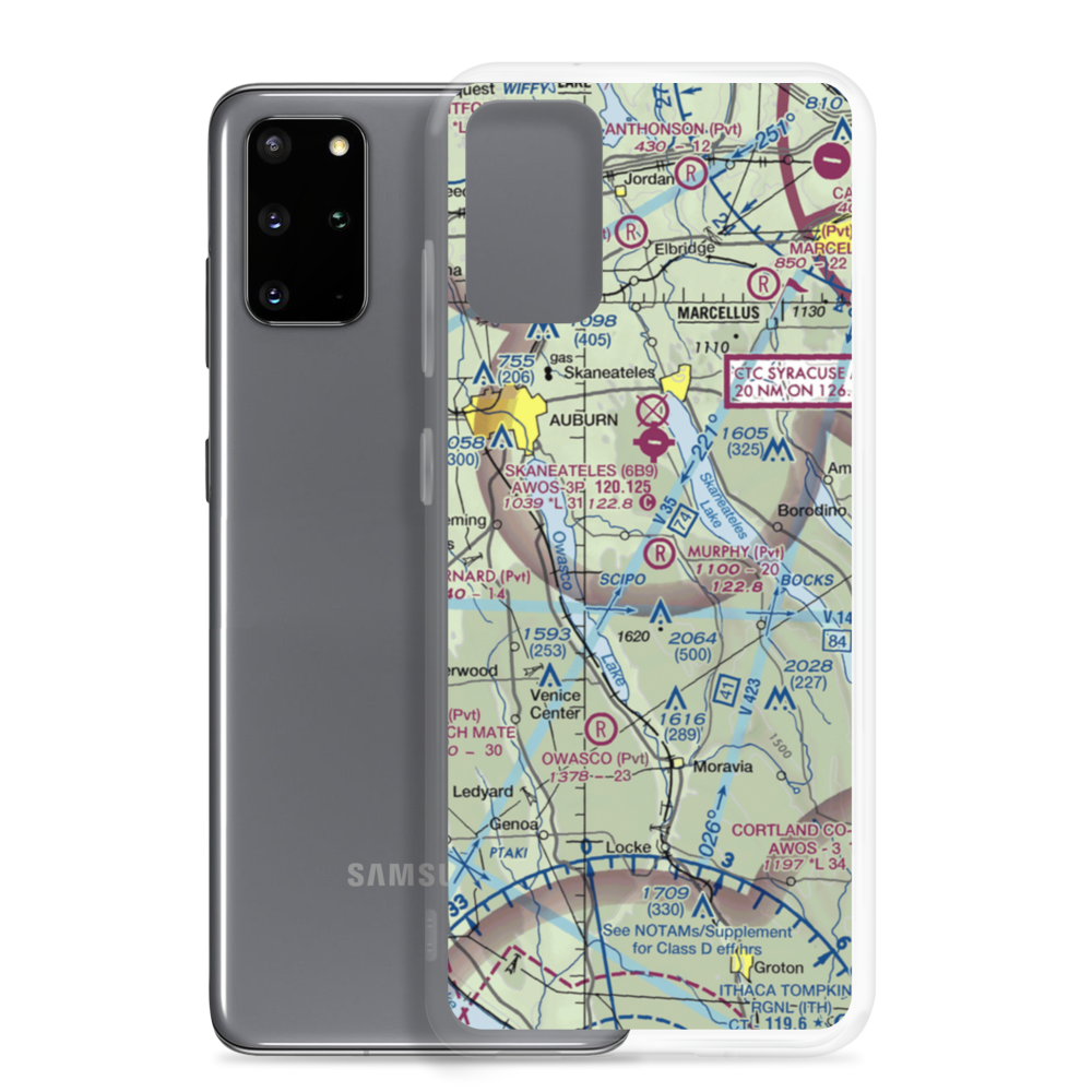 Murphy Field (06NY) VFR Sectional Samsung Case Samsung Galaxy S20 Plus model shown
