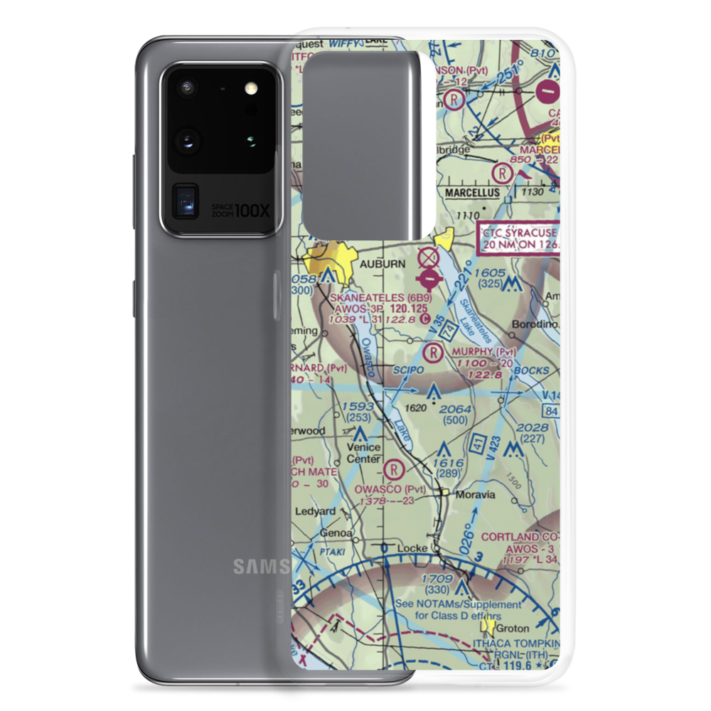 Murphy Field (06NY) VFR Sectional Samsung Case Samsung Galaxy S20 Ultra model shown