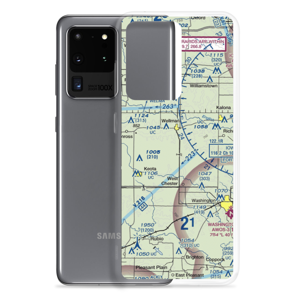 Murphy Field Private Airport (5IA7) VFR Sectional Samsung Case Samsung Galaxy S20 Ultra model shown