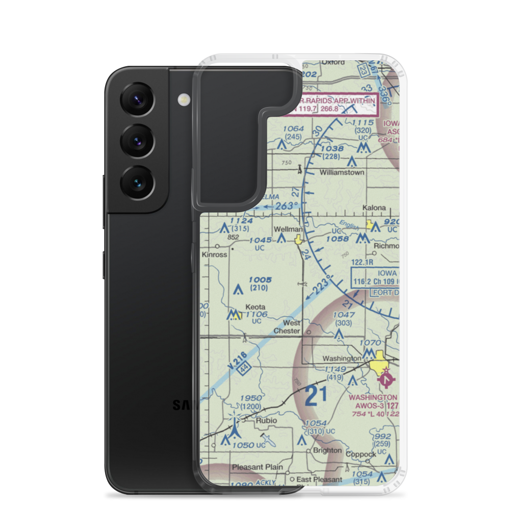 Murphy Field Private Airport (5IA7) VFR Sectional Samsung Case Samsung Galaxy S22 model shown