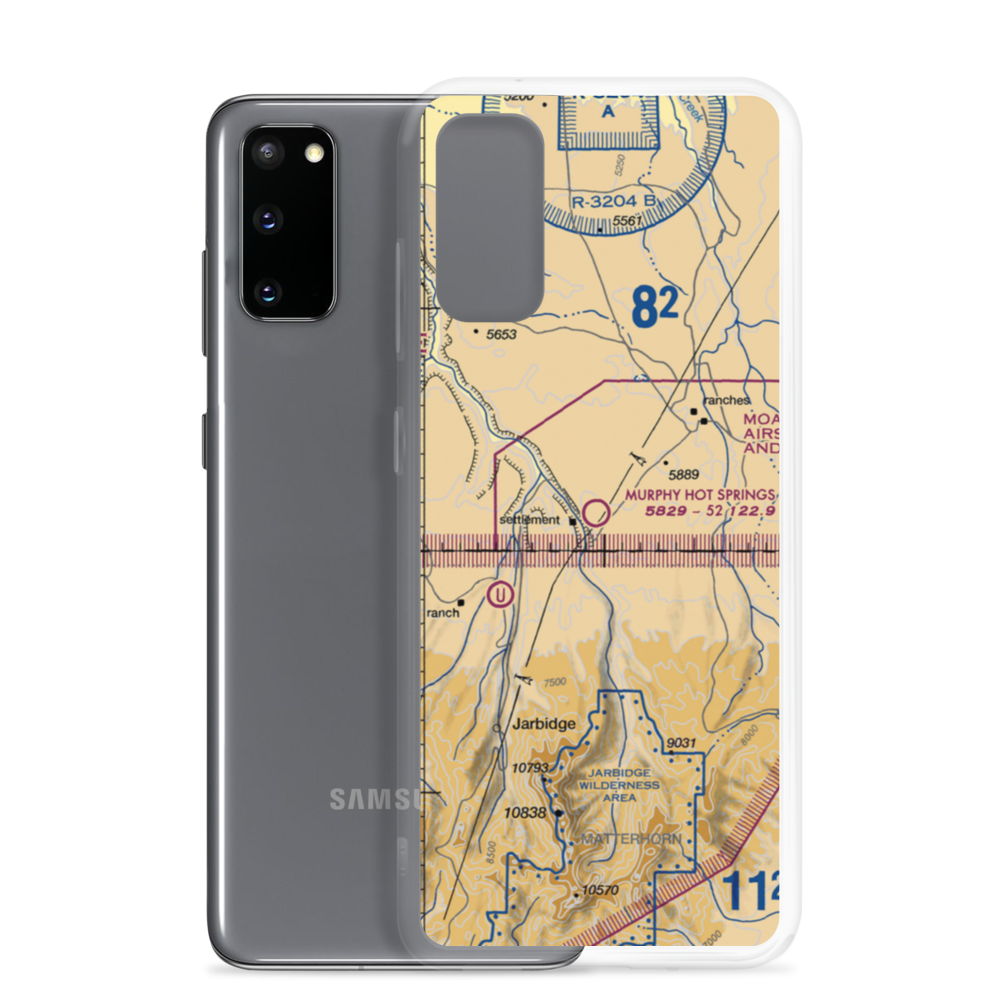 Murphy Hot Springs Airport (3U0) VFR Sectional Samsung Case Samsung Galaxy S20 model shown