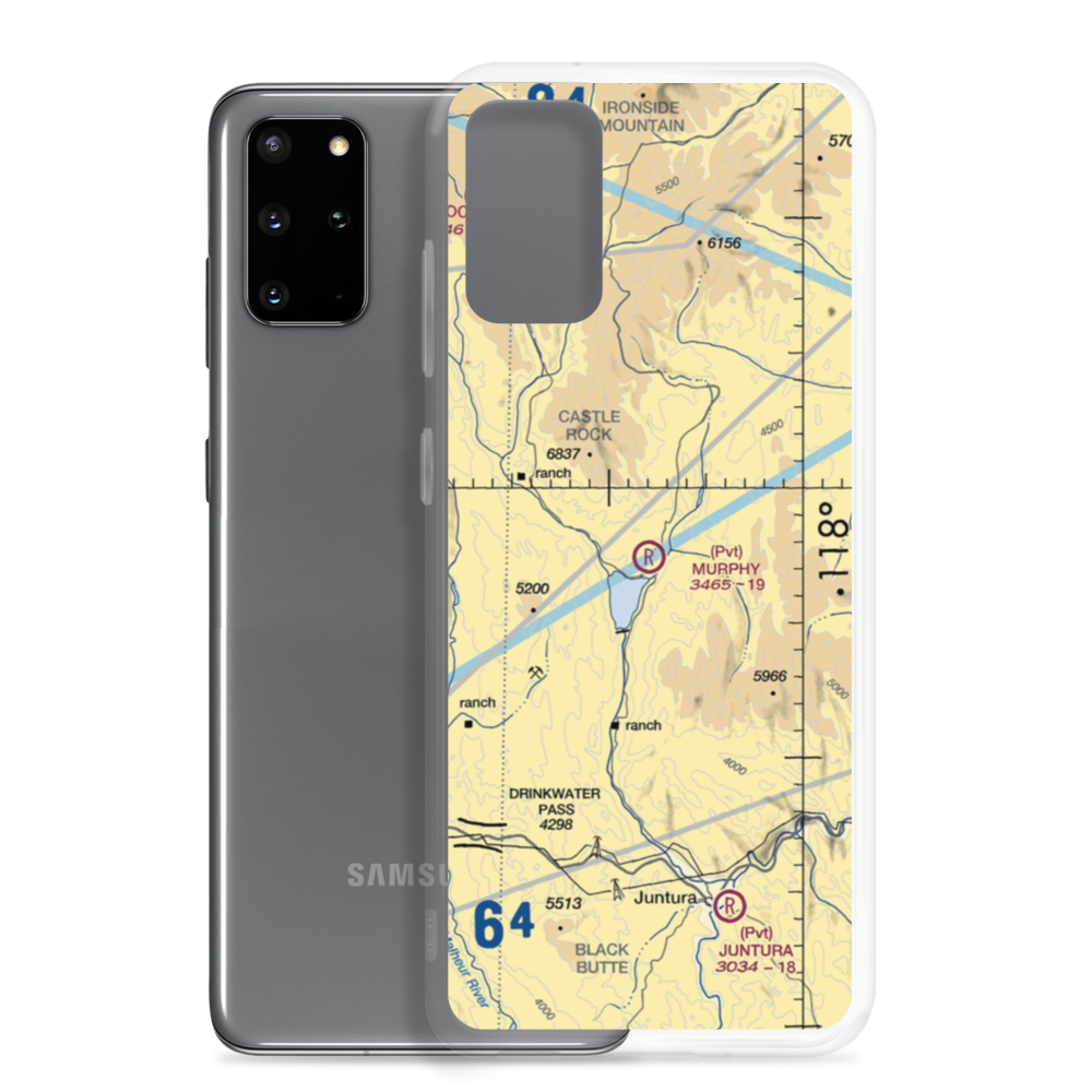 Murphy Ranch Airport (3OR9) VFR Sectional Samsung Case Samsung Galaxy S20 Plus model shown