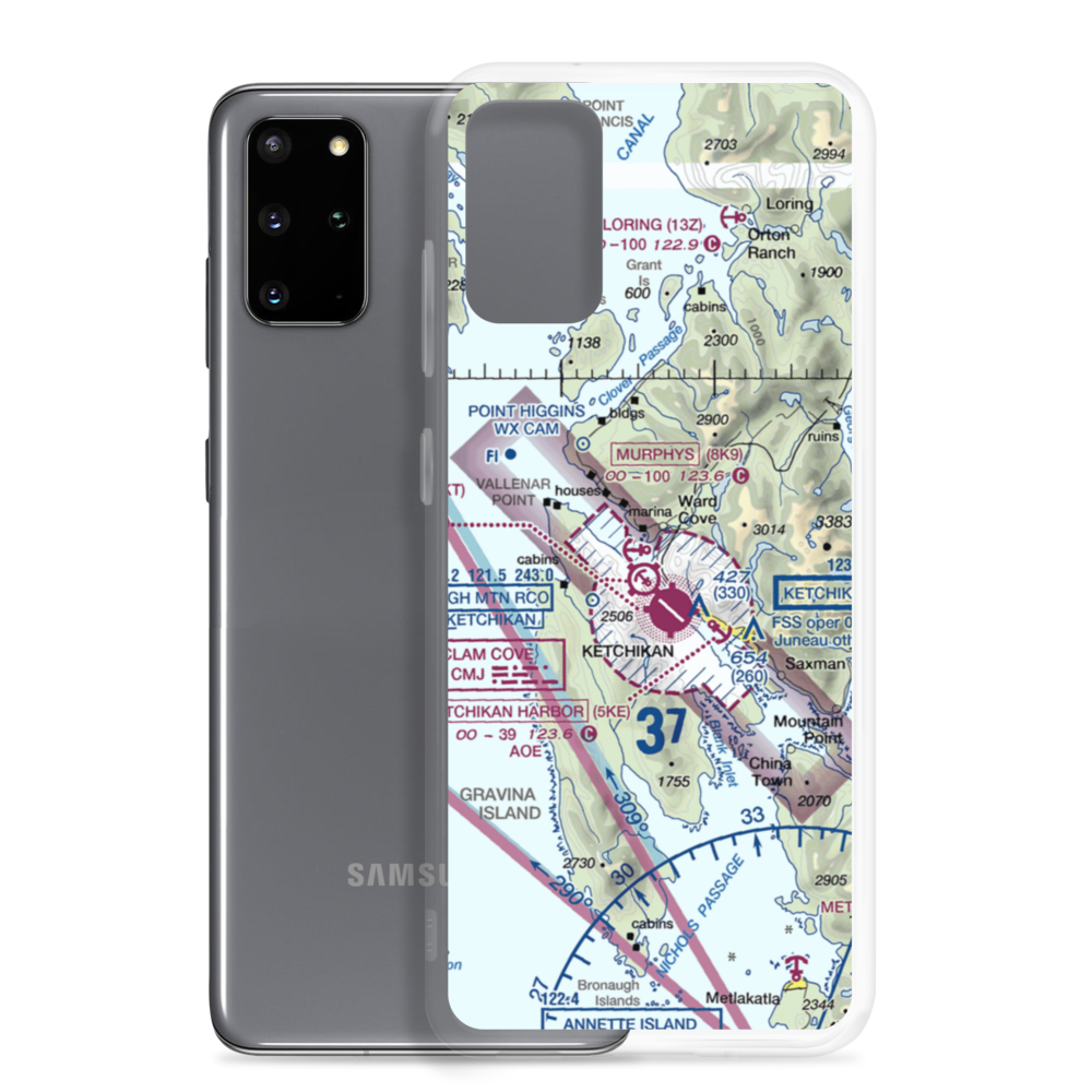 Murphys Pullout Seaplane Base (8K9) VFR Sectional Samsung Case Samsung Galaxy S20 Plus model shown