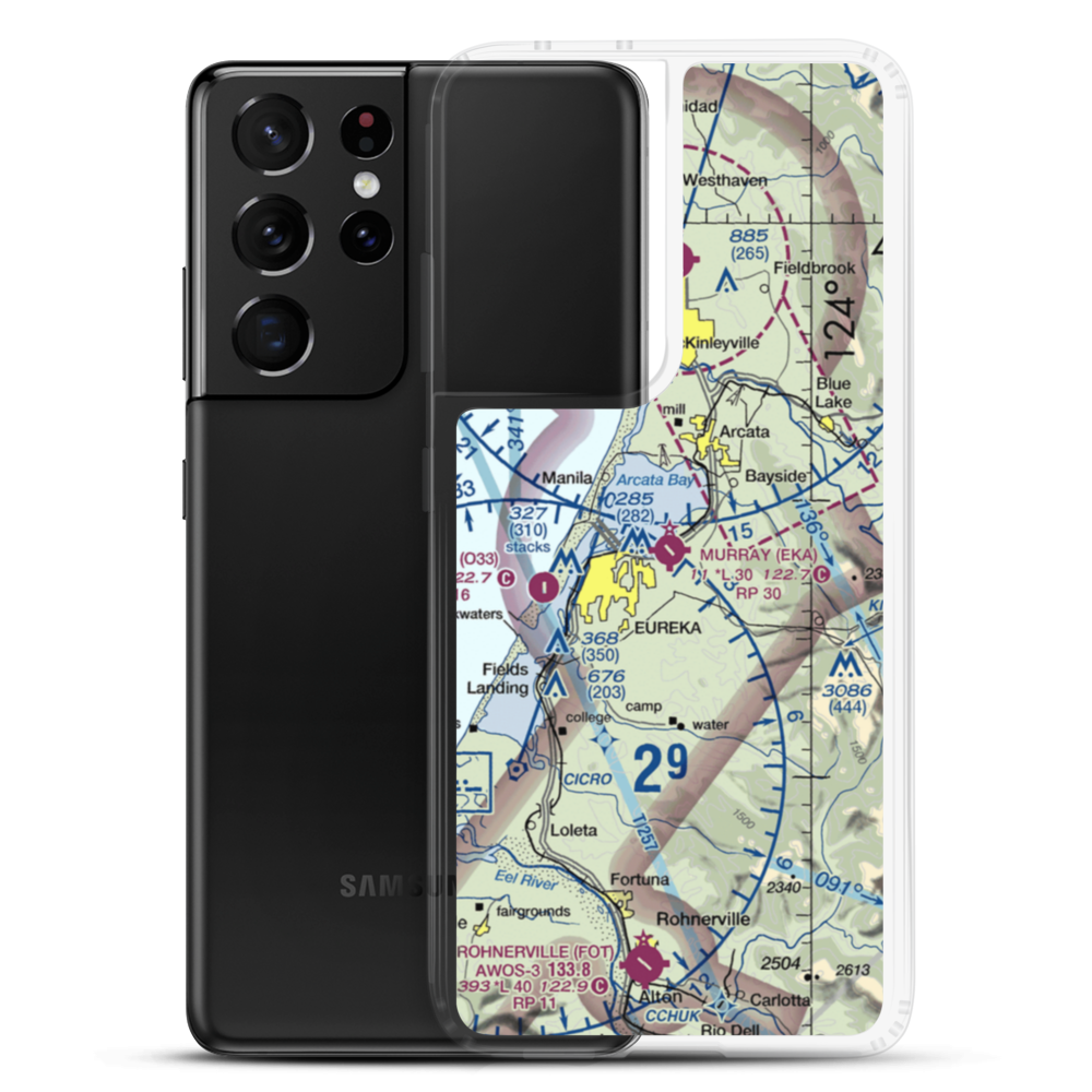 Murray Field (EKA) VFR Sectional Samsung Case Samsung Galaxy S21 Ultra model shown
