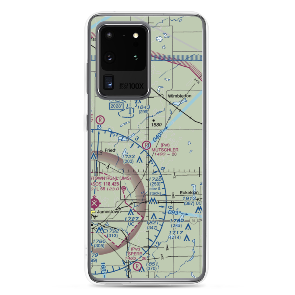 Mutschler Field (ND89) VFR Sectional Samsung Case Samsung Galaxy S20 Ultra model shown