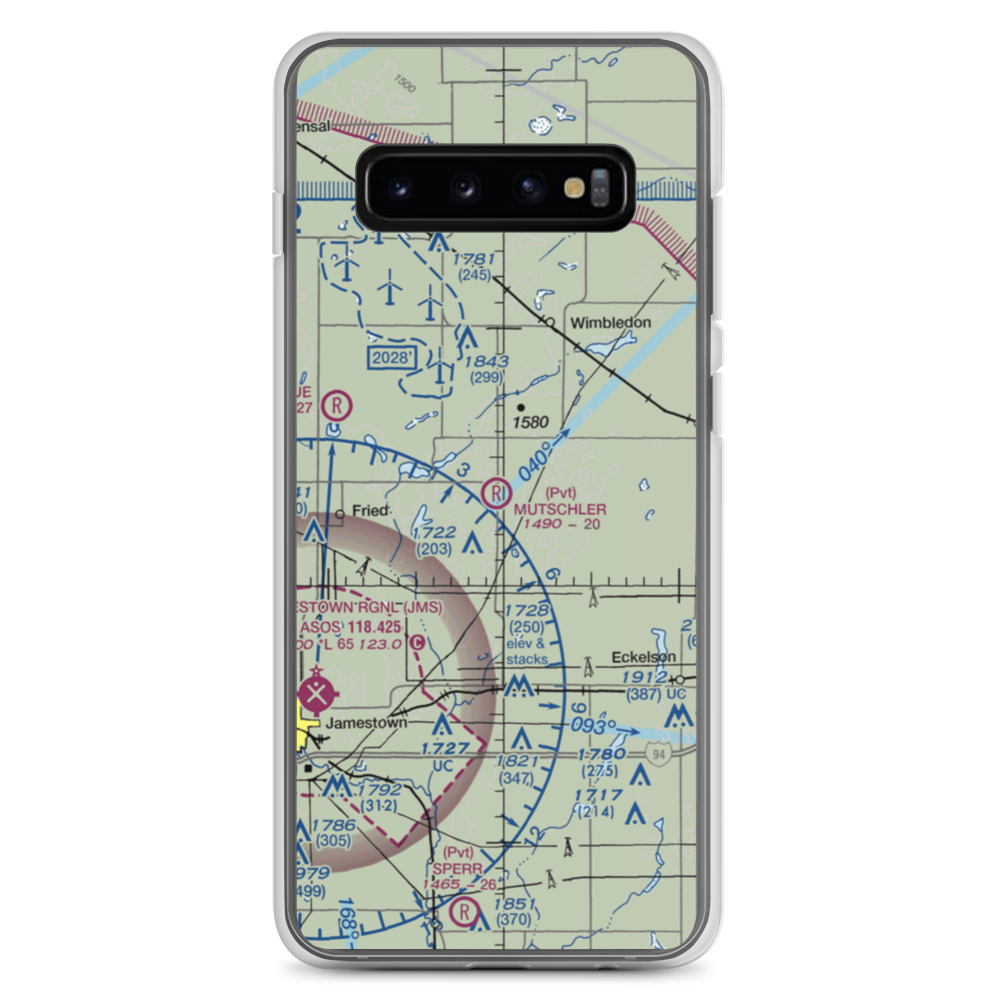 Mutschler Field (ND89) VFR Sectional Samsung Case Samsung Galaxy S10+ model shown