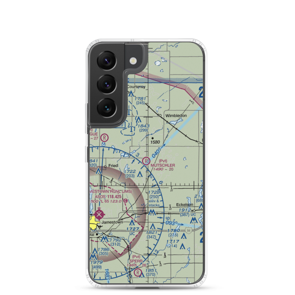 Mutschler Field (ND89) VFR Sectional Samsung Case Samsung Galaxy S22 model shown