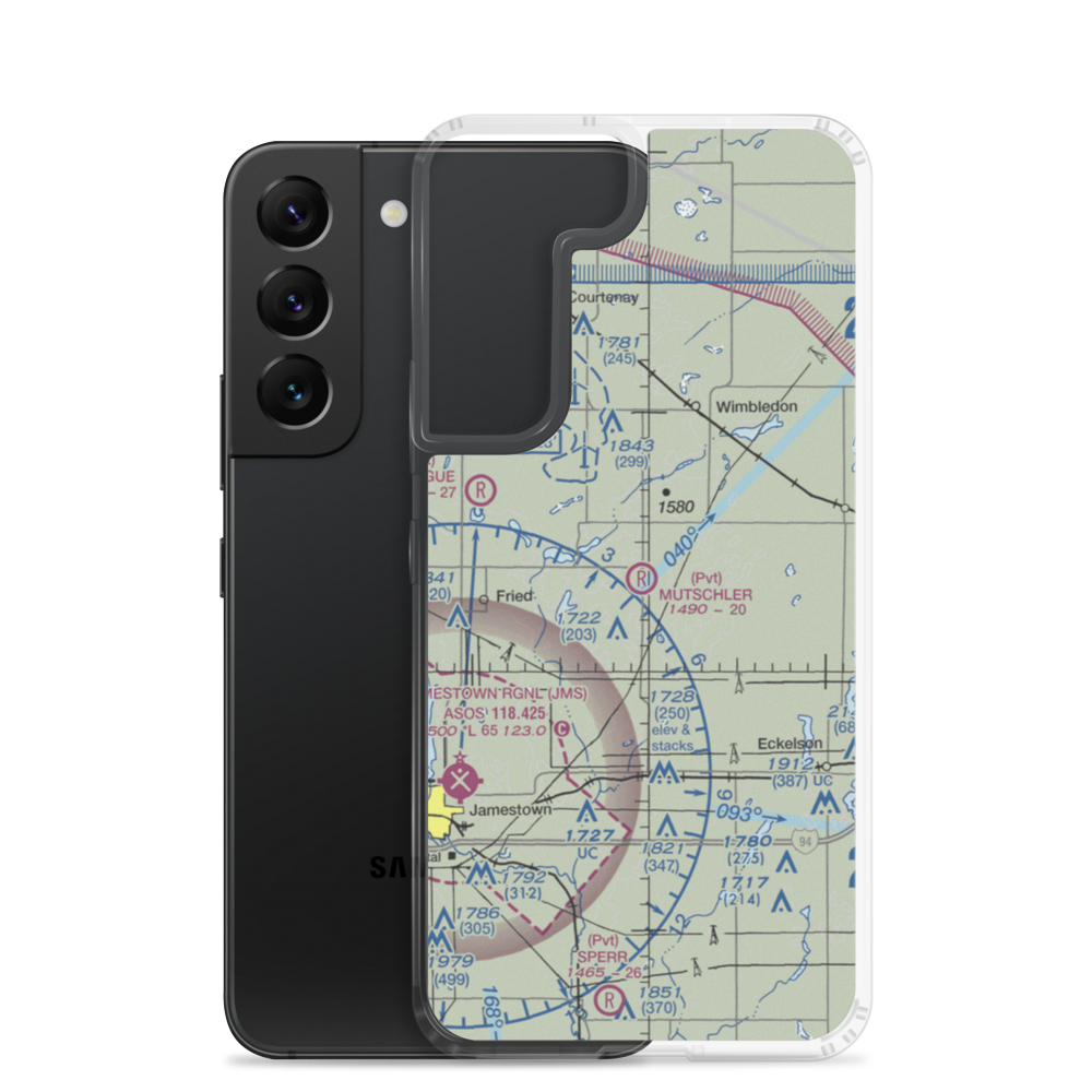Mutschler Field (ND89) VFR Sectional Samsung Case Samsung Galaxy S22 model shown