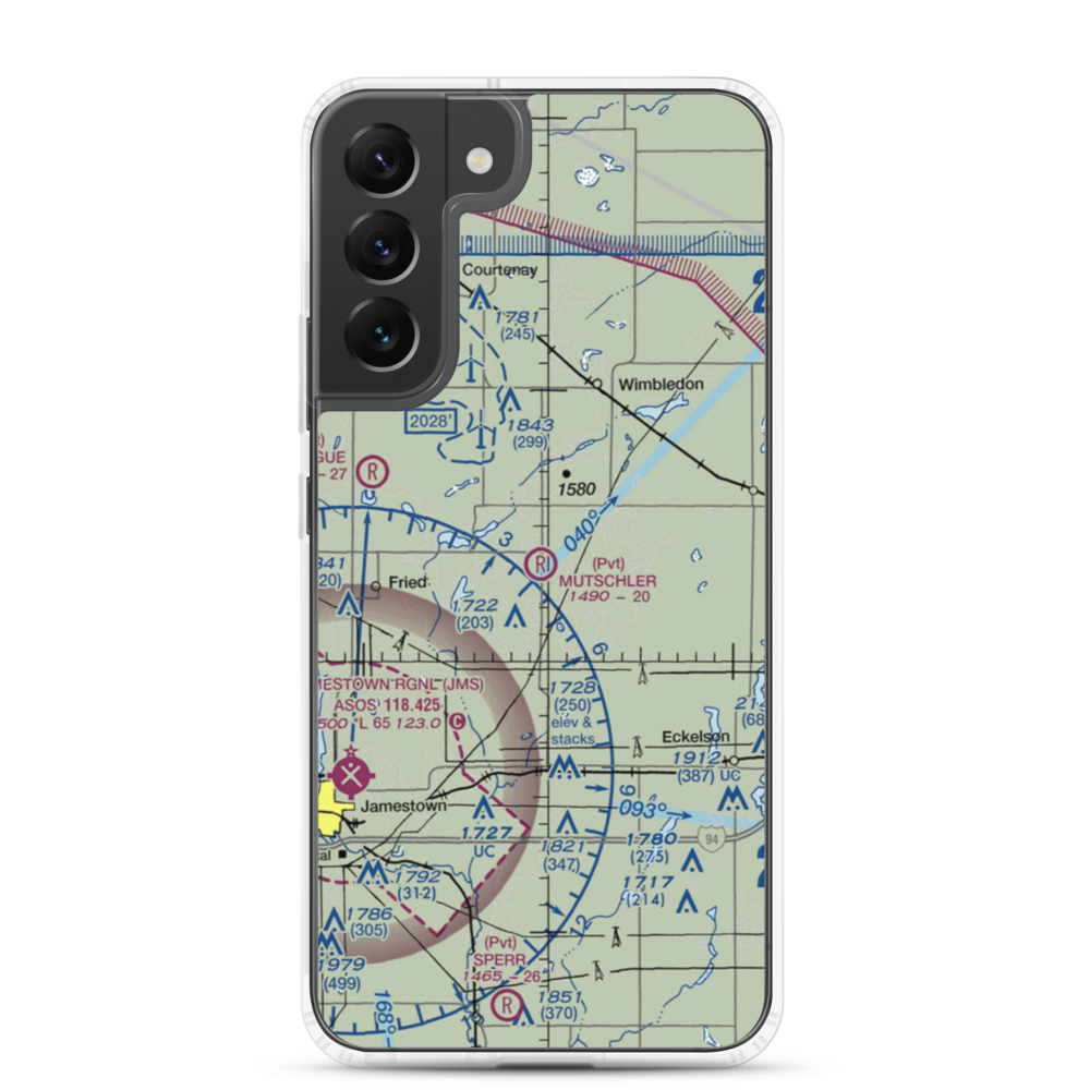Mutschler Field (ND89) VFR Sectional Samsung Case Samsung Galaxy S22 Plus model shown