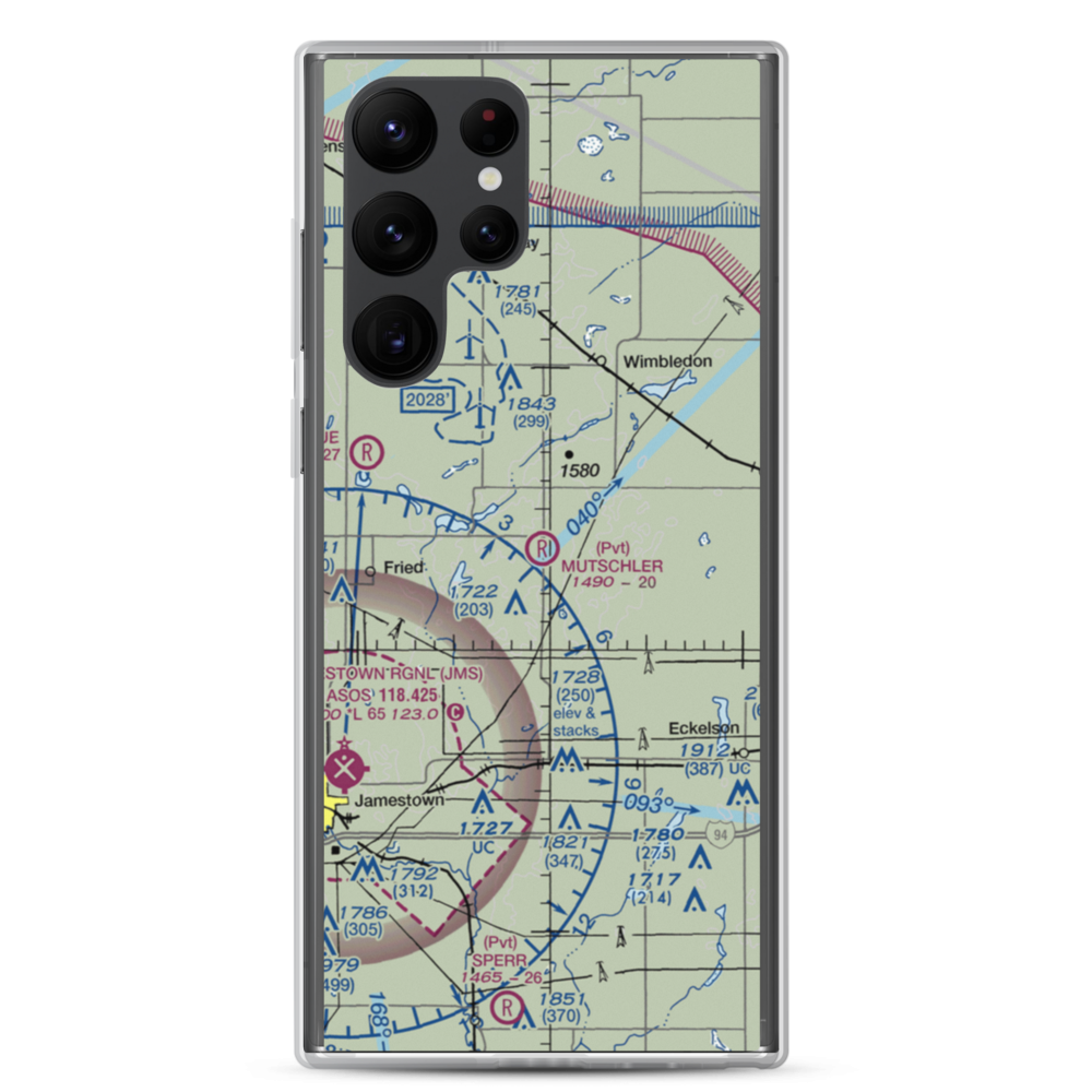 Mutschler Field (ND89) VFR Sectional Samsung Case Samsung Galaxy S22 Ultra model shown