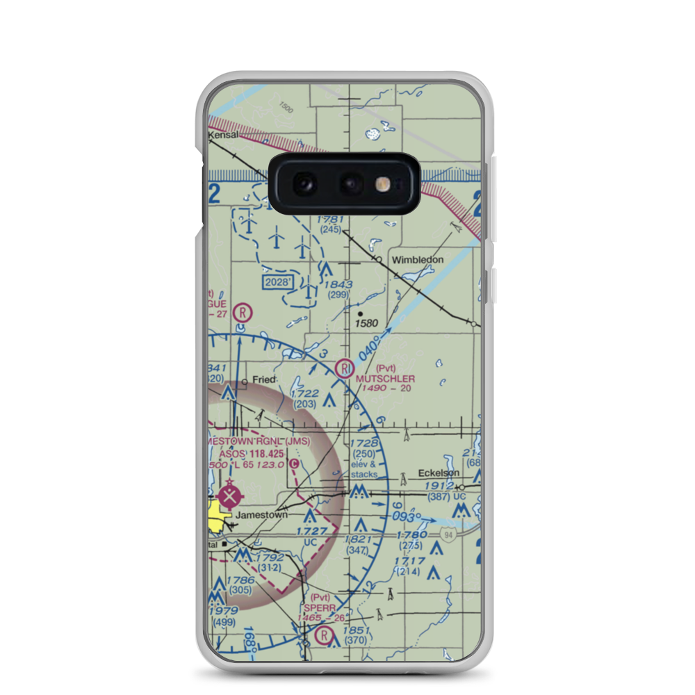 Mutschler Field (ND89) VFR Sectional Samsung Case Samsung Galaxy S10e model shown