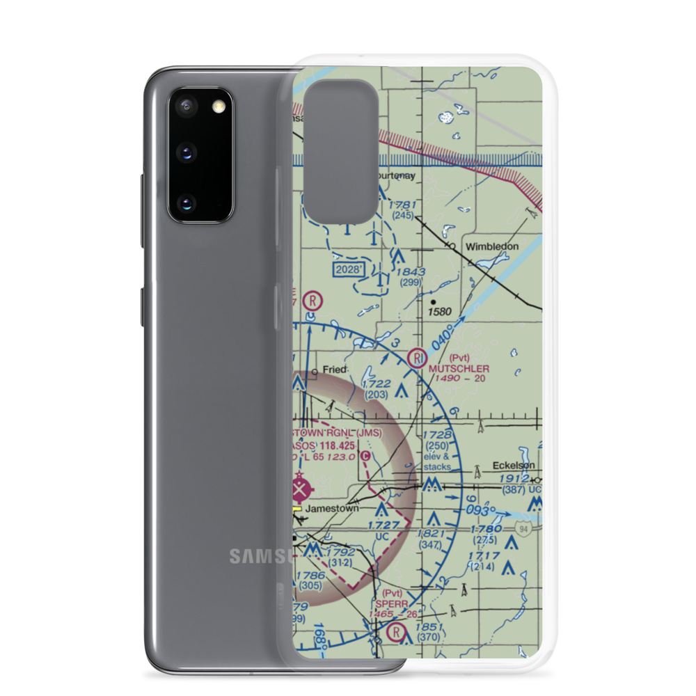 Mutschler Field (ND89) VFR Sectional Samsung Case Samsung Galaxy S20 model shown