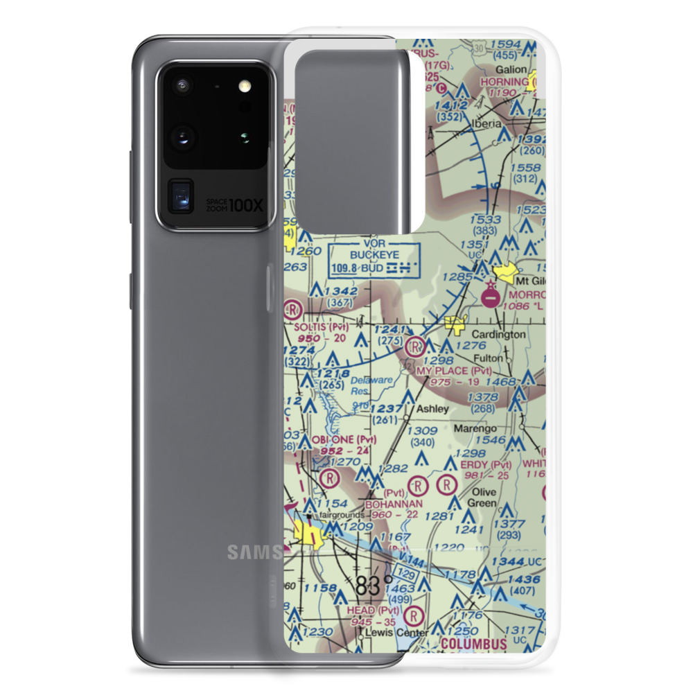 My Place Airport (3OH7) VFR Sectional Samsung Case Samsung Galaxy S20 Ultra model shown