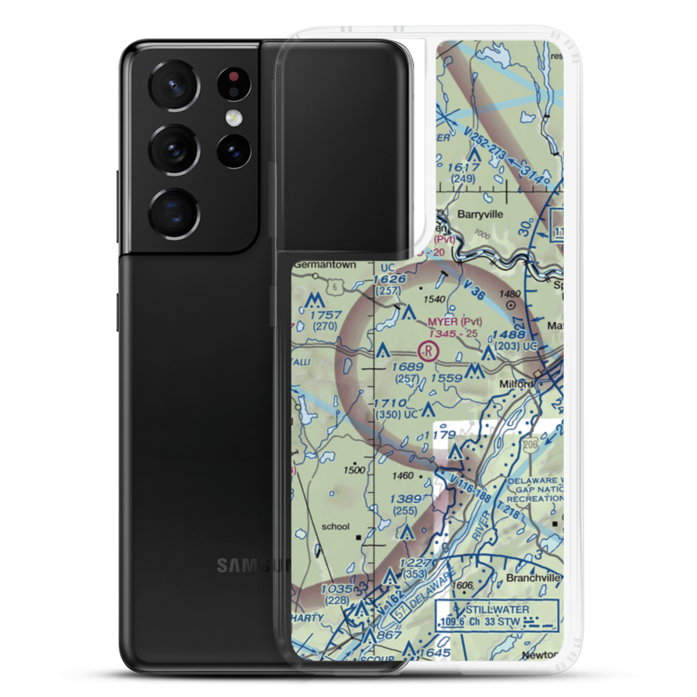 Myer Airport (6PA0) VFR Sectional Samsung Case Samsung Galaxy S21 Ultra model shown