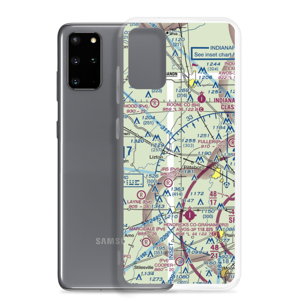 Myers Field (01II) VFR Sectional Samsung Case Samsung Galaxy S20 Plus model shown