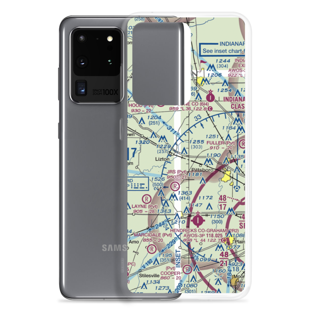 Myers Field (01II) VFR Sectional Samsung Case Samsung Galaxy S20 Ultra model shown