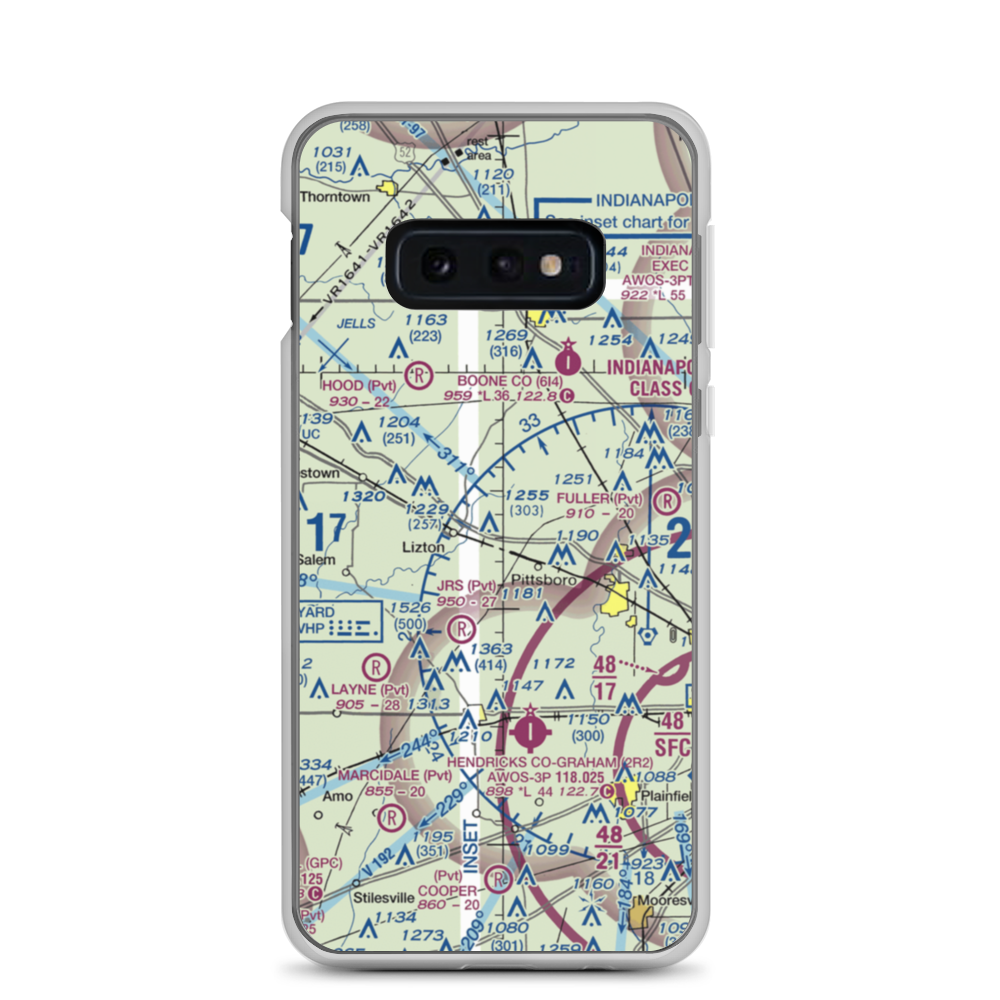 Myers Field (01II) VFR Sectional Samsung Case Samsung Galaxy S10e model shown