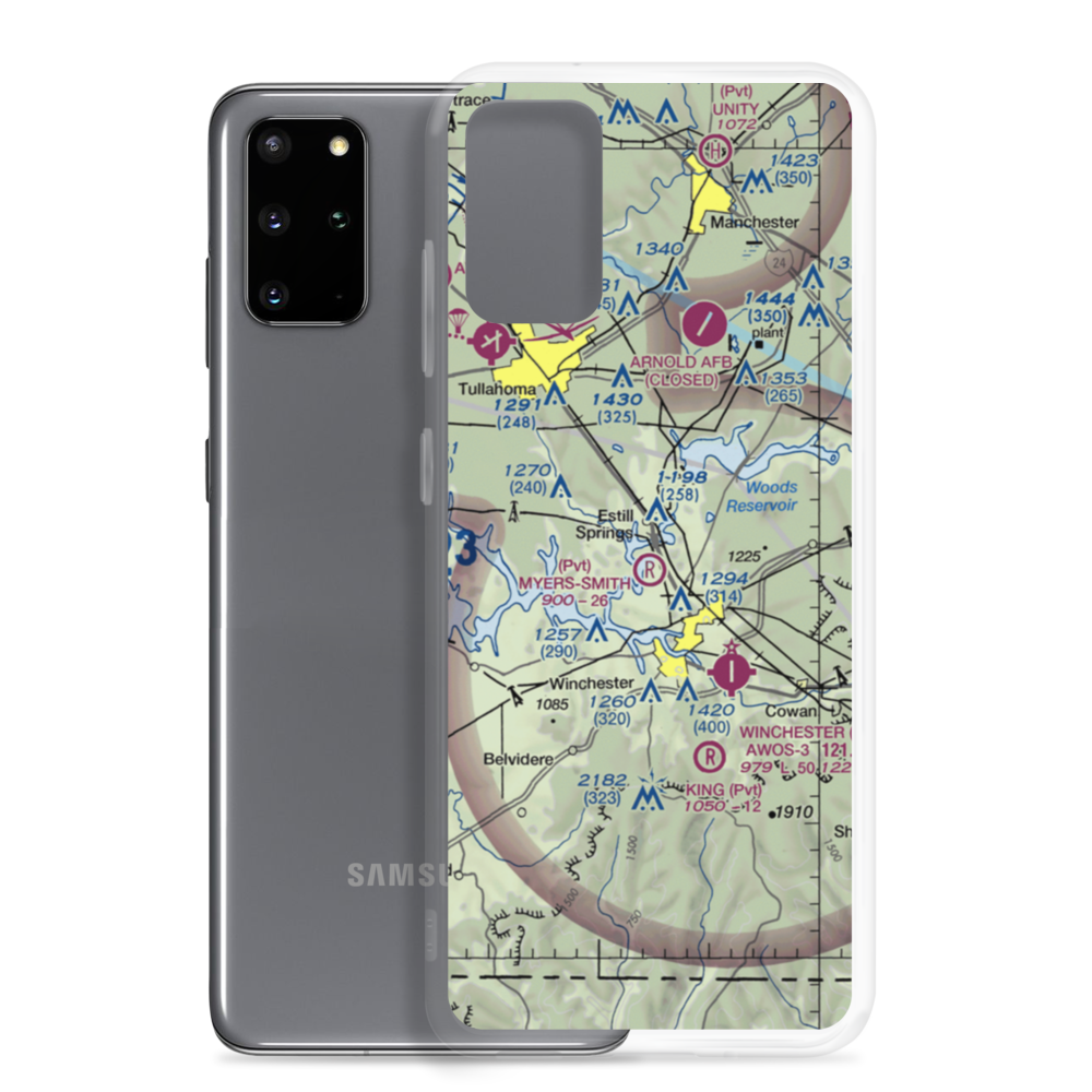 Myers-Smith Airport (TN67) VFR Sectional Samsung Case Samsung Galaxy S20 Plus model shown