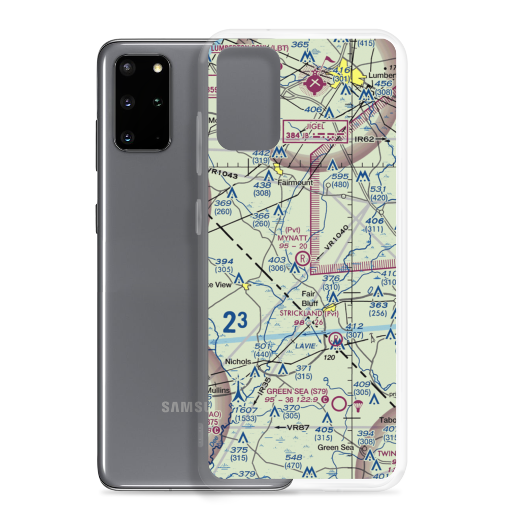 Mynatt Field (53NC) VFR Sectional Samsung Case Samsung Galaxy S20 Plus model shown
