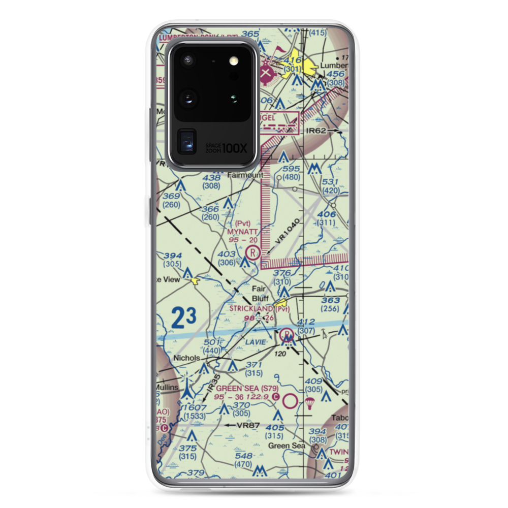 Mynatt Field (53NC) VFR Sectional Samsung Case Samsung Galaxy S20 Ultra model shown