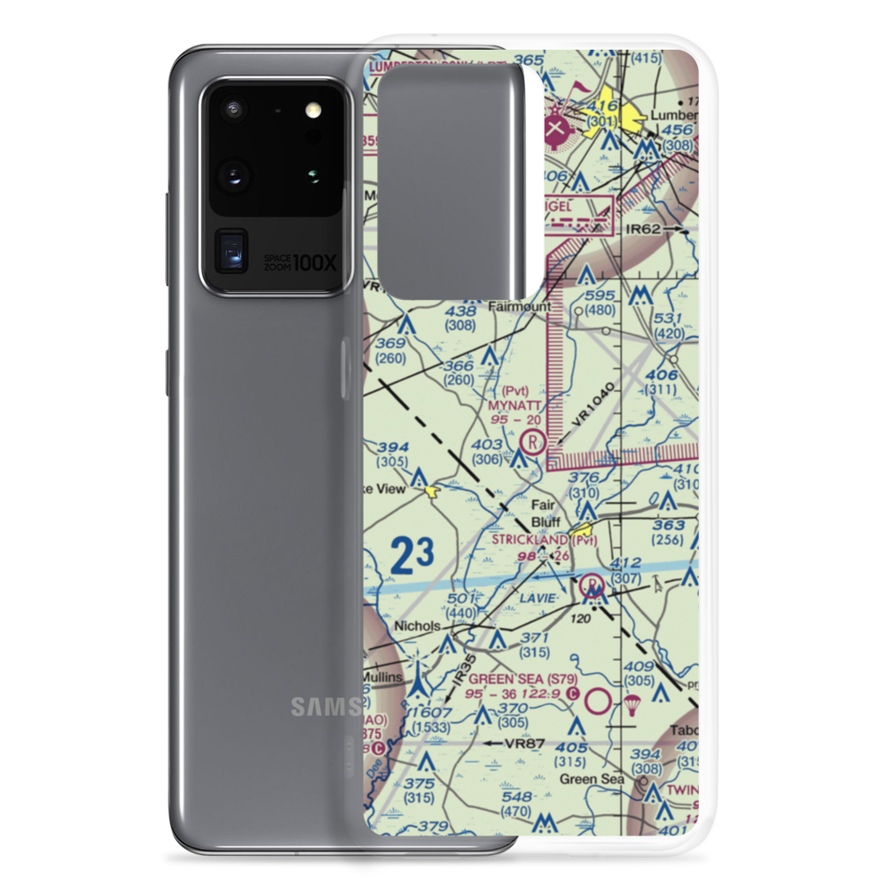 Mynatt Field (53NC) VFR Sectional Samsung Case Samsung Galaxy S20 Ultra model shown