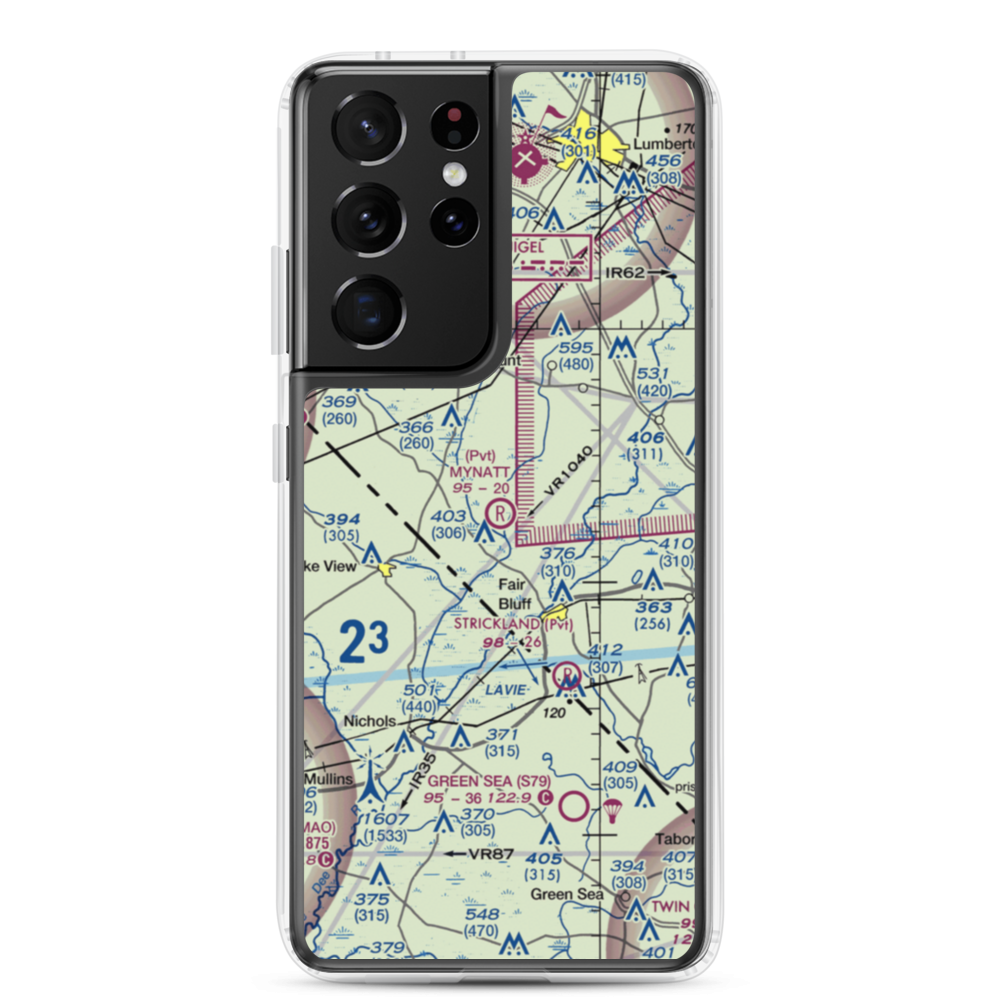 Mynatt Field (53NC) VFR Sectional Samsung Case Samsung Galaxy S21 Ultra model shown