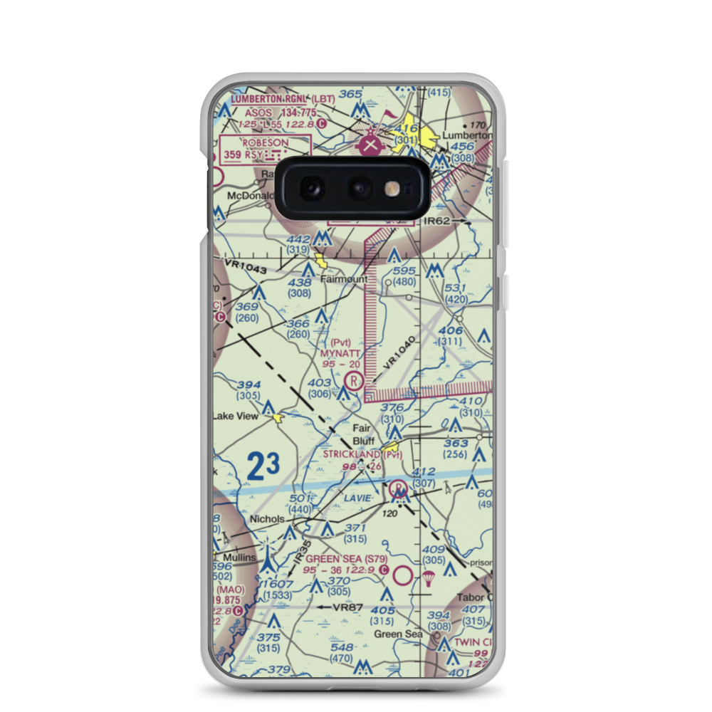 Mynatt Field (53NC) VFR Sectional Samsung Case Samsung Galaxy S10e model shown