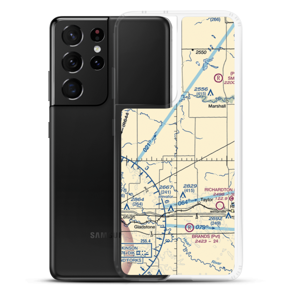 Myran Airstrip (1NA9) VFR Sectional Samsung Case Samsung Galaxy S21 Ultra model shown