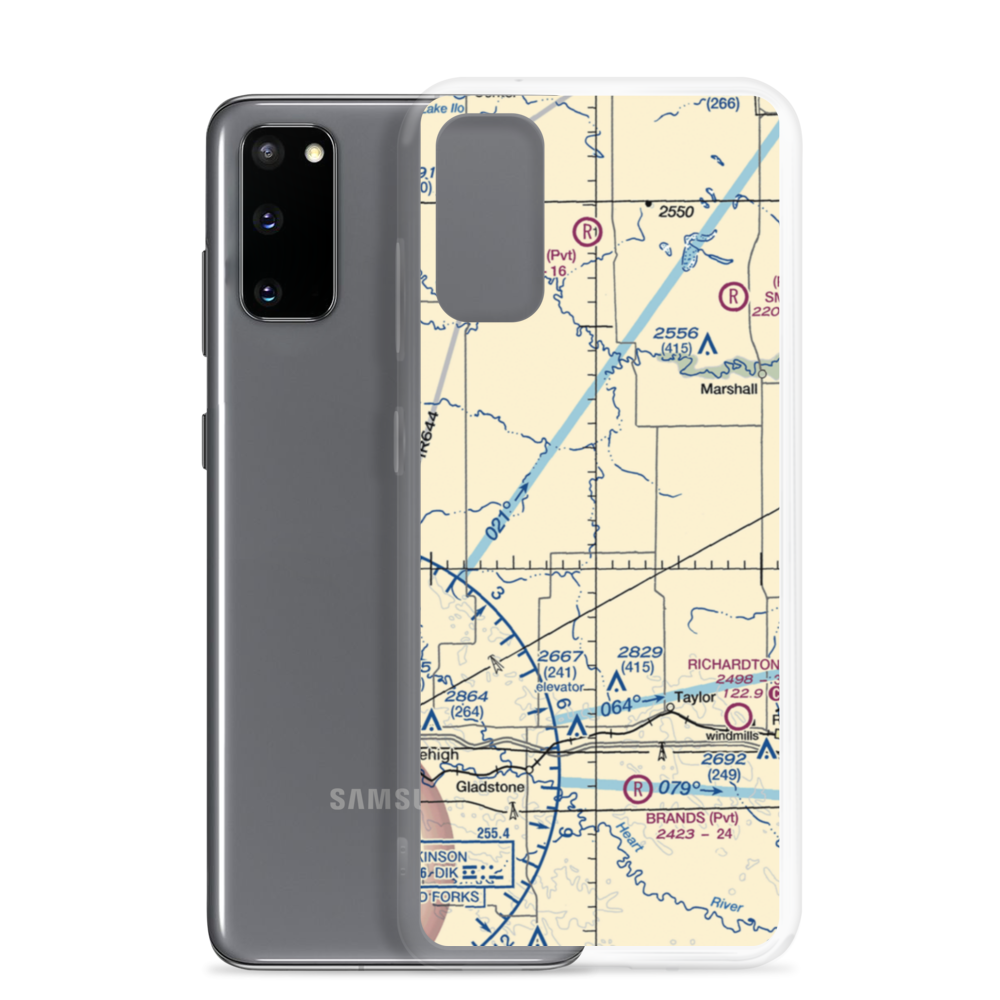 Myran Airstrip (1NA9) VFR Sectional Samsung Case Samsung Galaxy S20 model shown