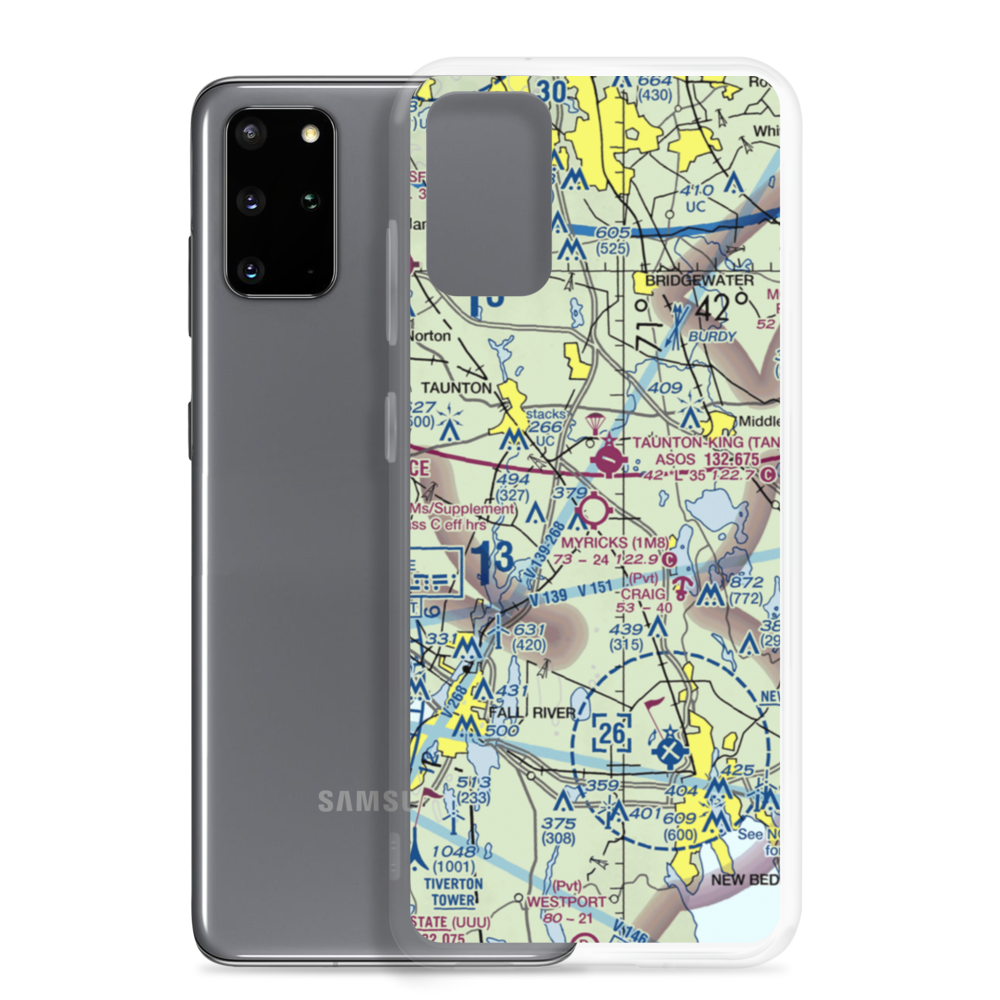 Myricks Airport (1M8) VFR Sectional Samsung Case Samsung Galaxy S20 Plus model shown