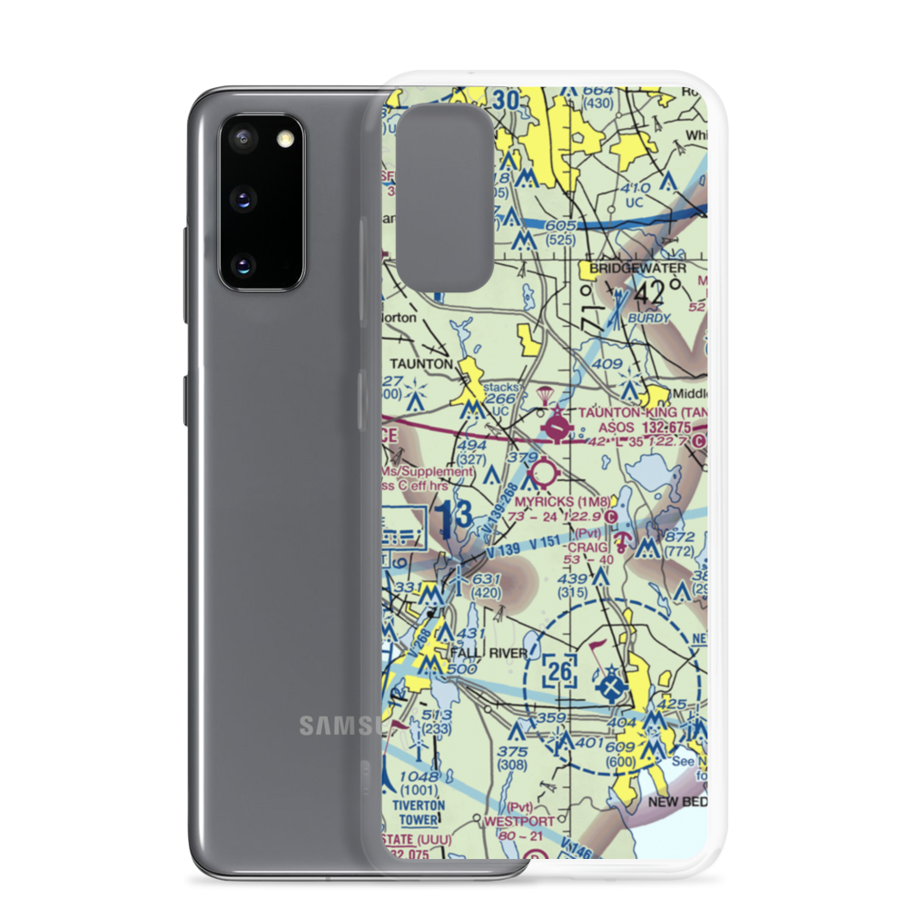Myricks Airport (1M8) VFR Sectional Samsung Case Samsung Galaxy S20 model shown